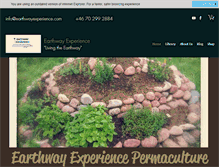 Tablet Screenshot of earthwayexperience.com
